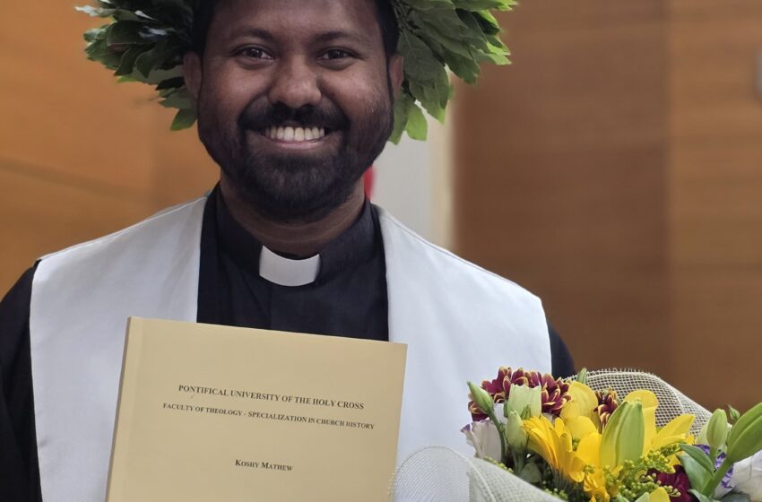 റവ ഡോ.കോശി മാത്യവിന് വരാപ്പുഴ അതിരൂപതയുടെ അഭിന്ദനങ്ങള്