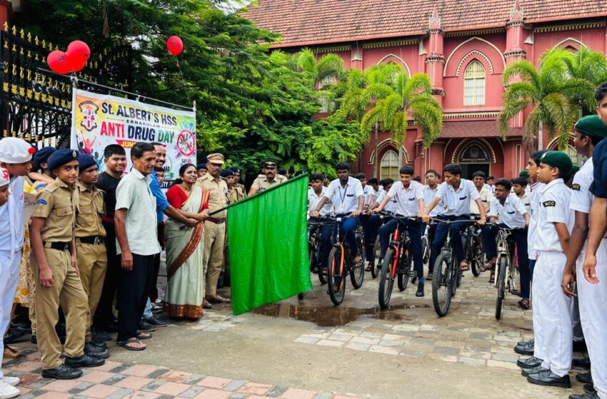  സെൻ്റ് ആൽബർട്സിൽ ലോകലഹരിവിരുദ്ധദിനം ആചരിച്ചു.
